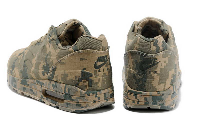 Air Max 87 Chaussures Hommes Jungle camouflage numerique Beige Vert (2)